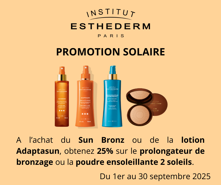Esthederm Promotion Septembre solaire Esthederm Promotion Septembre solaire