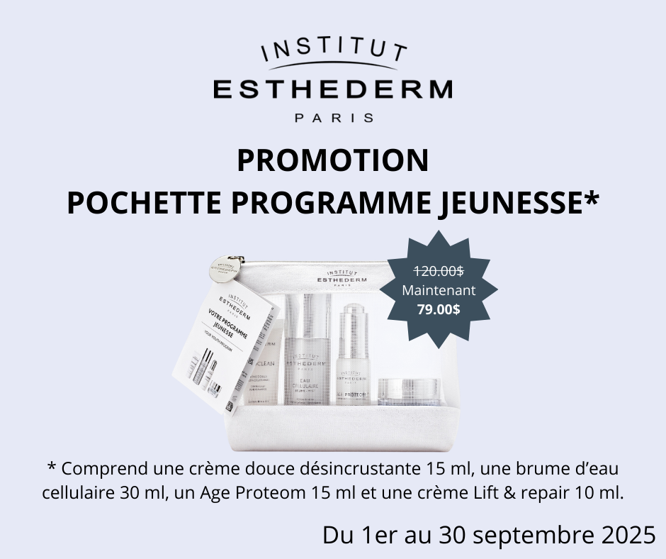 Esthederm Promotion pochette rogramme jeunesse Esthederm Promotion pochette rogramme jeunesse