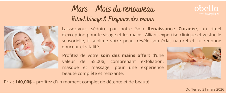 Promotion mars facial bandeau