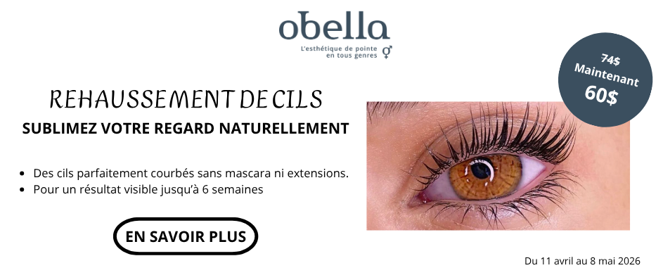 Bandeau promotions rehaussement de cils Avril 2026