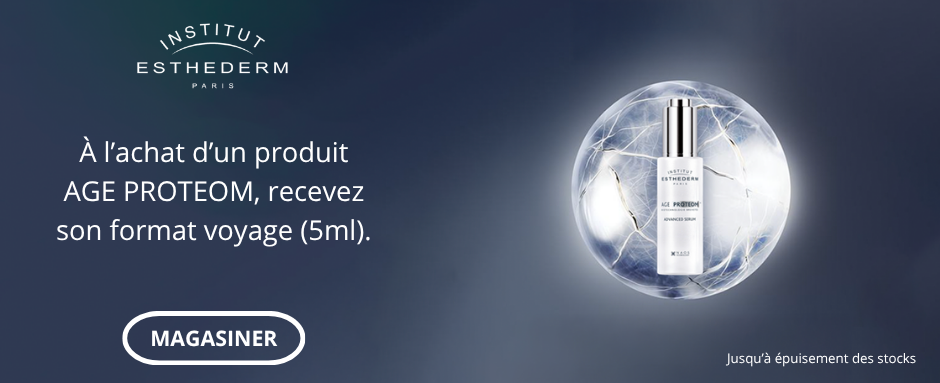 Promotion Esthederm Age proteom Avril 2026 bandeau