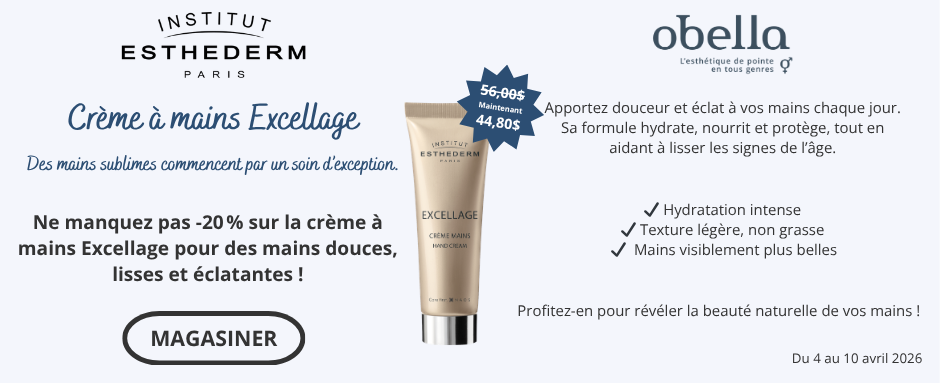 Promotion crème à mains excellage Avril 2026 bandeau