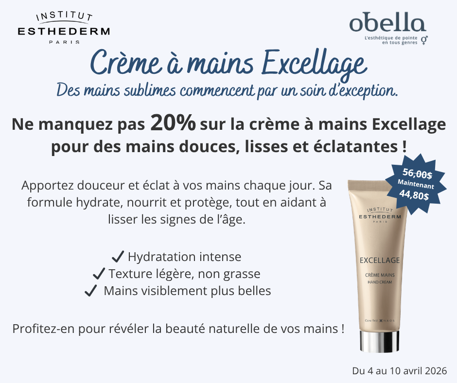 Promotion crème à mains excellage Avril 2026 Promotion crème à mains excellage Avril 2026