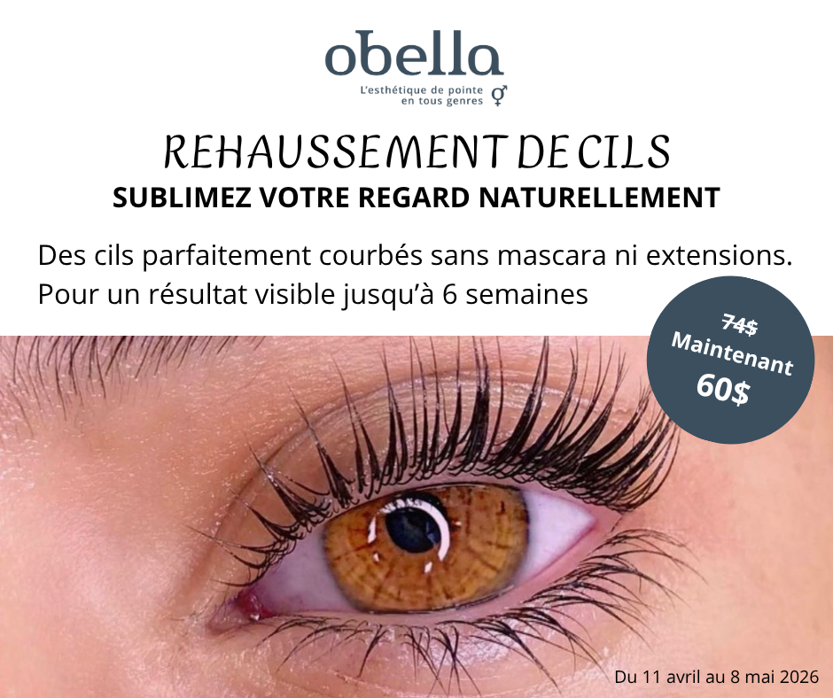 Rehaussement de cils promotion avril 2026