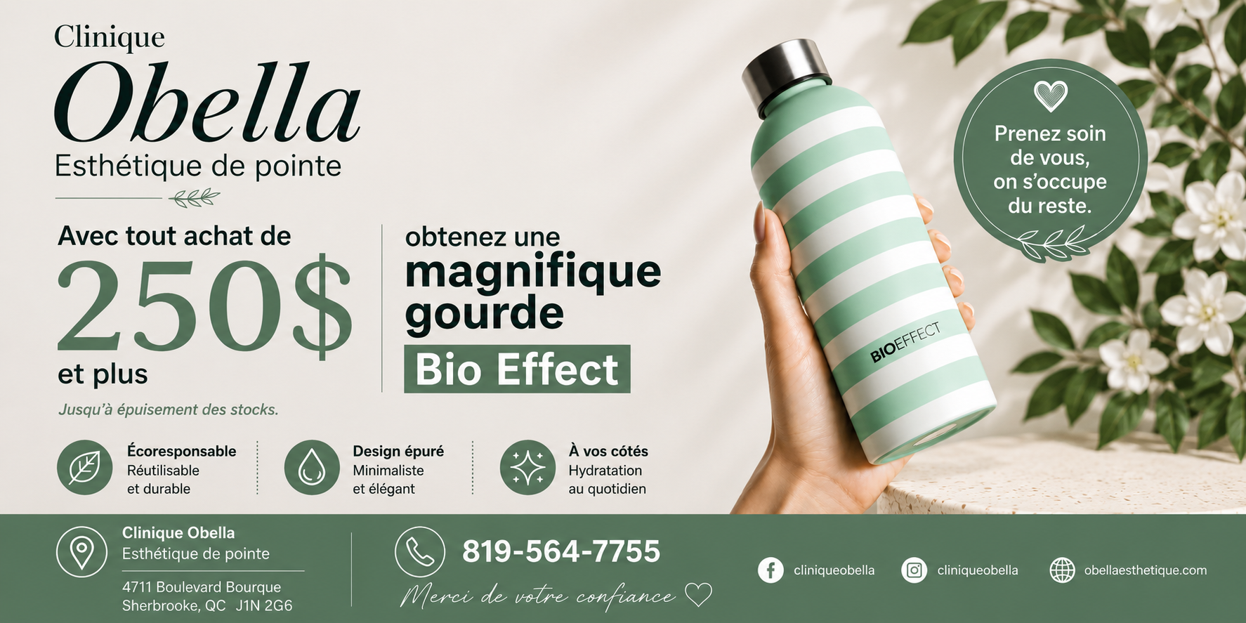 CAA Bioeffect Juillet 2027 bandeau