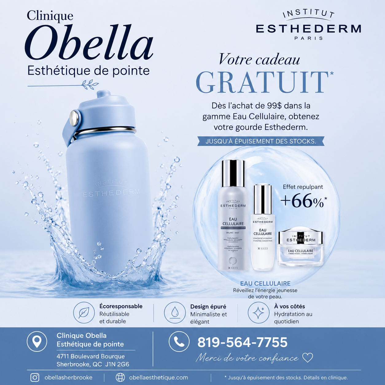 CAA Esthederm Eau cellulaire Juin 2026 facebook