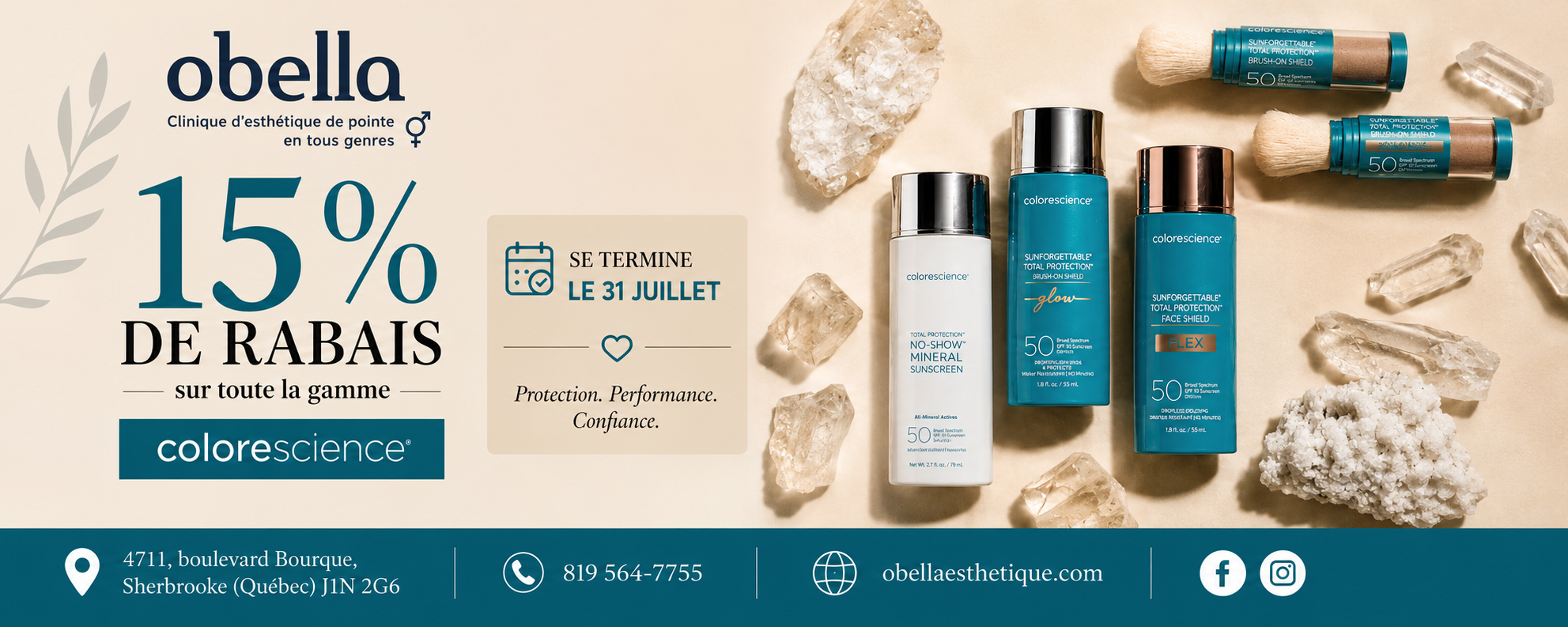 Promotion Colorescience 15% Juillet 2026
