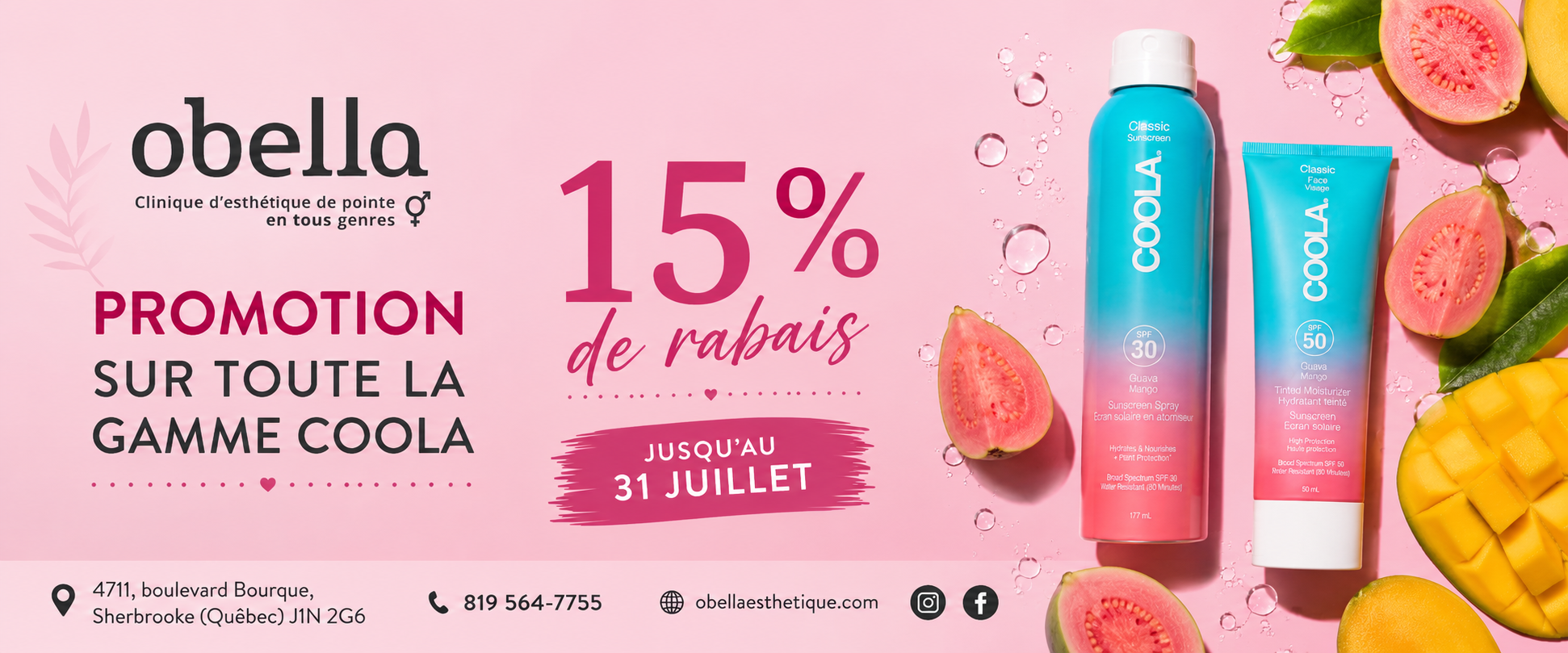 Promotion Coola 15% Juillet 2026