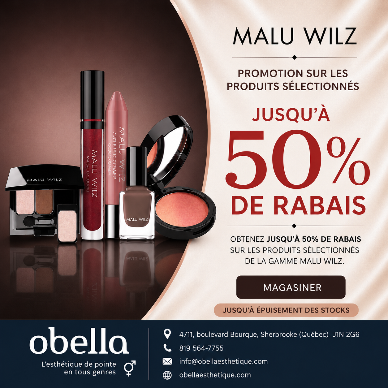 Promotion Malu Wilz maquillage